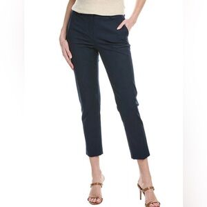 Theory Women’s Slim Fit Trousers Navy Size 4